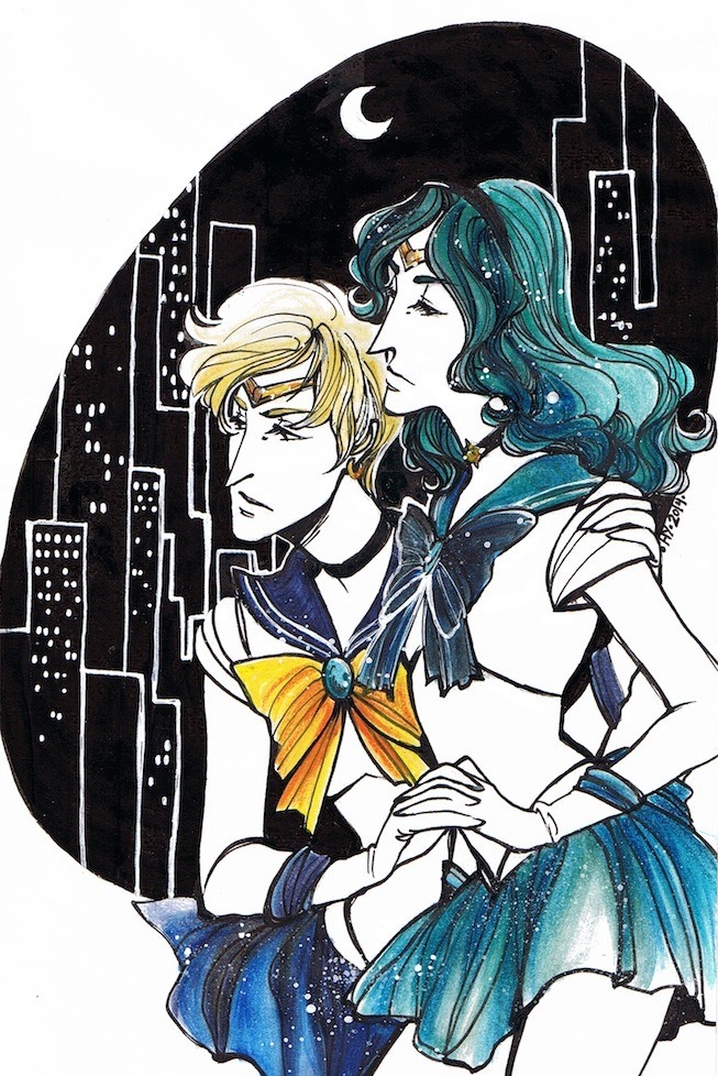 avaruuskala:  intense feelings about fictional lesbians 