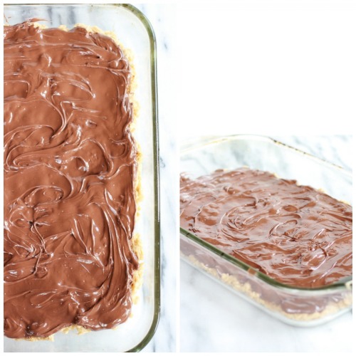 sweetoothgirl:  Brown Butter Vanilla Bean and Nutella Swirled Rice Krispie Treats 