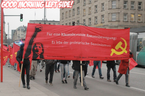 goodmorningleftside:Hamburg is still red! For a proletarian feminism.