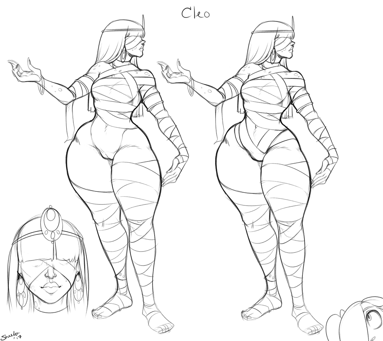 supersheela: Redesign of an old character for some Halloween fun we have all planned