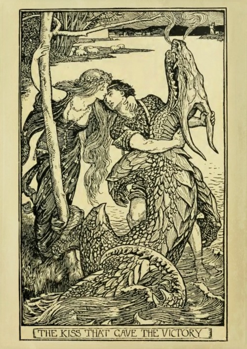 The Crimson Fairy Book, edited by Andrew Lang,with eight coloured plates and numerous illustrations 