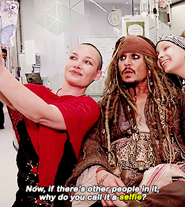 bybyeblackbird:  Grandpa Johnny Depp does not understand your crazy lingo, kids.