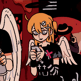 Goth Lily In S4E01 Of All Saints Street