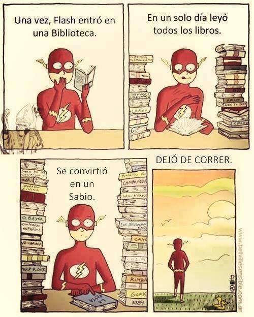 nikoae2:  Por eso flash no apareció mas en peliculas, ahora entiendo todo :)