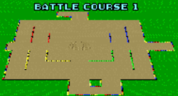 Lewdanimenonsense:  Nothingbutgames:the Battle Course 1, From Super Mario Kart (1992),