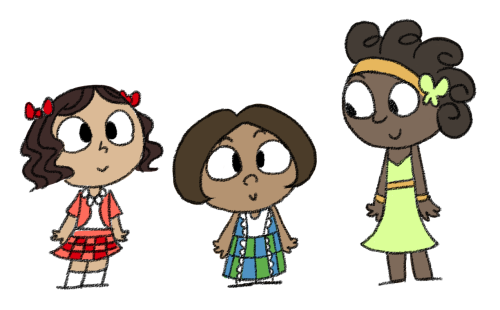 some characters for my senior film ~oooooo~(technically these are my Pixel Perfect OCs aged down shh
