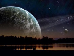 freakishlyawesomestuff:  If Saturn were as