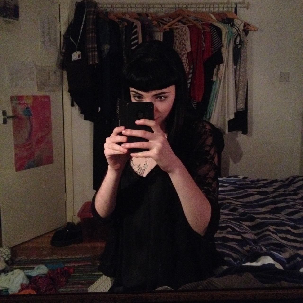 thenightschild:  Home. Very drunk. Very happy. 