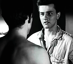 hennyproud:    James Dean and Richard Davalos in their first screen test for East of Eden, c. 1955 [x]   