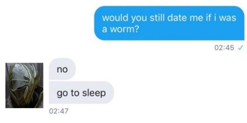 would you still love the dragonborn if they were a worm