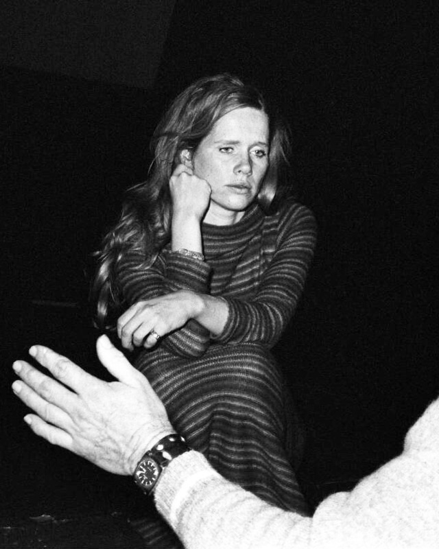 Liv Ullmann during rehearsals for Ibsen's 