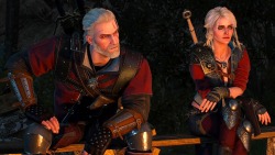 darkelfslair:  amayanocturna: Father and Daughter matching outfits!  and judging you  