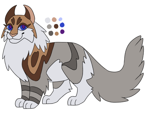Mistpaw of Riverclan, Frostpaw’s cute sister. I hope they get more screen time together.A drawing of
