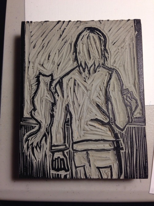 creaturesofnarrative: I may never in my life attempt lino cutting again with anything other then the