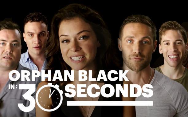 Clone Club, could YOU explain Orphan Black in 30 seconds? Well, the orphanblack cast took an adorable shot at it.