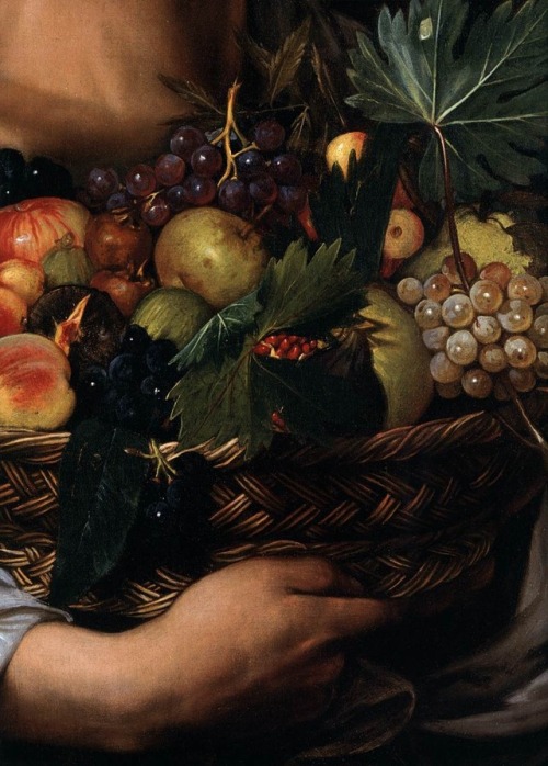 Details from three paintings that represent pivotal moments in Caravaggio’s artistic maturity,