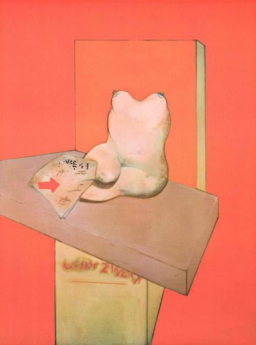 dappledwithshadow: Francis Bacon (1909 – 1992, Irish) Study of the Human Body (From A Drawing By Ing