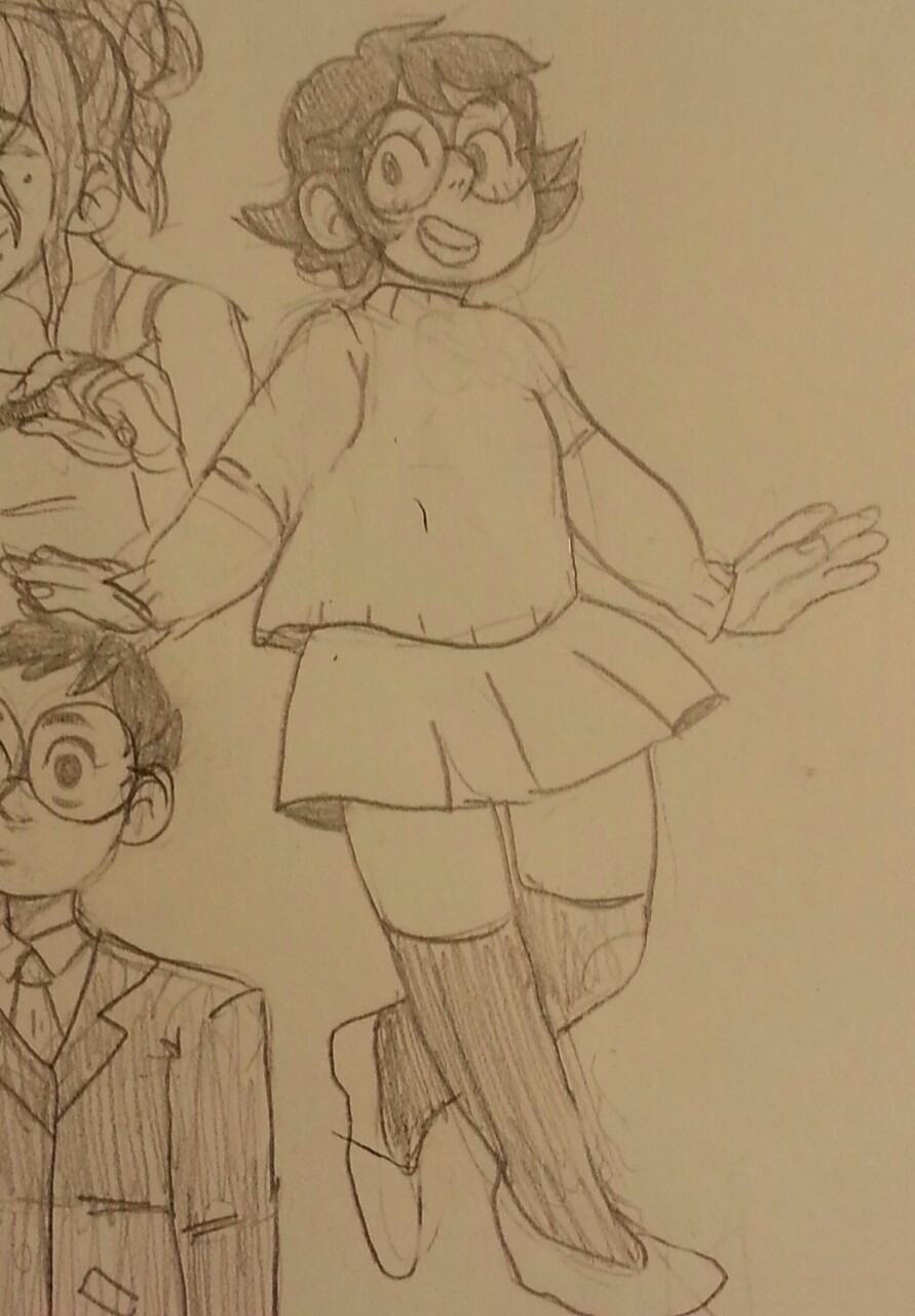 smallsbikeblog:  i love drawing onoda….. dont tag as genderbend pls