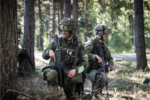 militaryarmament:Swedish, Finnish and U.S Marines cooperating during the large scale international exercise BALTOPS 2016. 10 June, 2016.