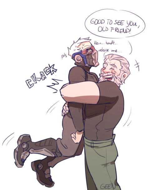 gustycartoons: reinhardt doodles (+ angry 76)