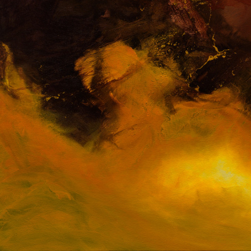 Cries &amp; Whispers, 60″ x 58″, oil on canvas, 2020, Samantha Keely Smith.+ detail 