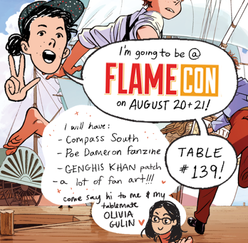 FLAMECON 2016!TABLE 139 !!!!!!!!!!!!I’ll be at Flamecon this weekend in Brooklyn, NY! I’ll have 2 DE