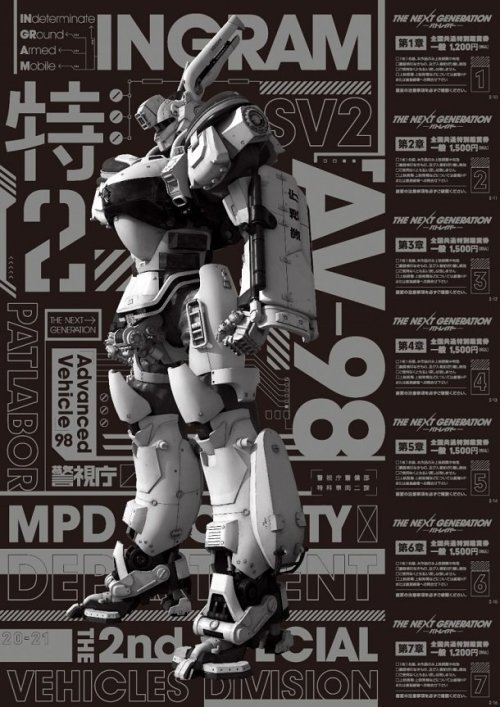 carudamon119:  コミックナタリー - 実写版パトレイバー前売り券のビジュアル公開、特典も THE NEXT GENERATION -PATLABOR- 