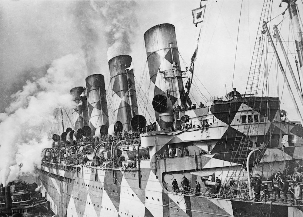 rocketumbl:WWⅠ Dazzle camouflage
