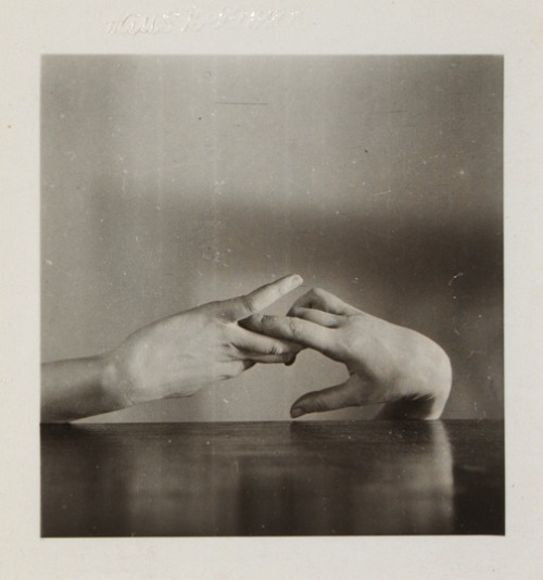 last-picture-show: Hans Bellmer, Untitled ( Hands Triptych), 1933