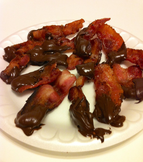 eelectrikasi:  I made chocolate covered bacon porn pictures