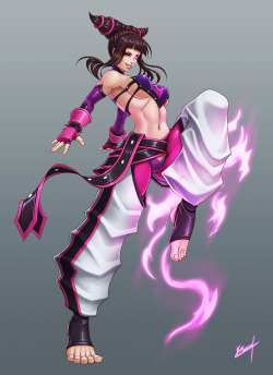 Karosu-Maker:  Juri From Street Fighter Iv Commissioned Fanart. You Can Check For