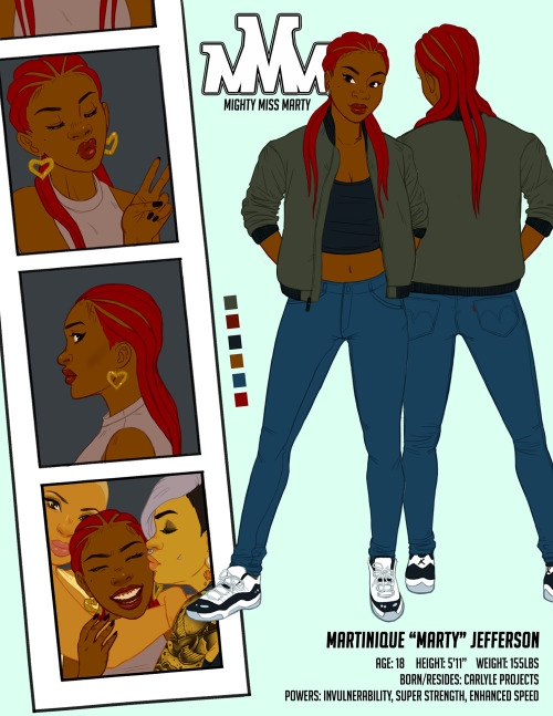 popcrimes:  @jordansaidso and I are excited to share our upcoming comic: The Mighty Miss Marty!  The