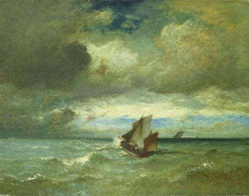 impressionism-art - Choppy Sea1870Jules Dupre