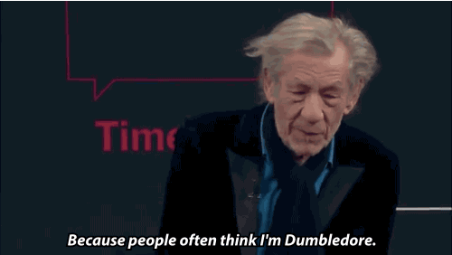 buzzfeedgeeky:Sir Ian and Michael Gambon continue to be the most awesome people alive. [via]