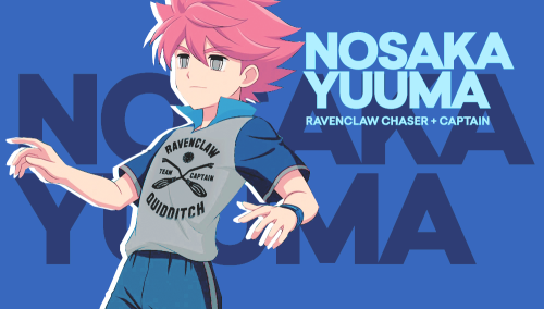 ★ @inazuma-hpau​​ ★ → Nosaka Yuuma→ House: Ravenclaw→ Position: ChaserHe&rsquo;s both popular and ta