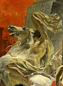 sculppp:  Karl Pavlovich Bryullov  (1799 – 1852), The Last Day of Pompeii, detail 