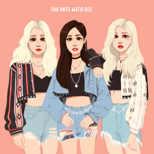 200 days with ODD EYE CIRCLE! Thank you girls for being amazing!!