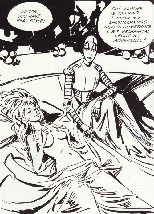 XXX Panel from Barbarella, by Jean-Claude Forest. From photo