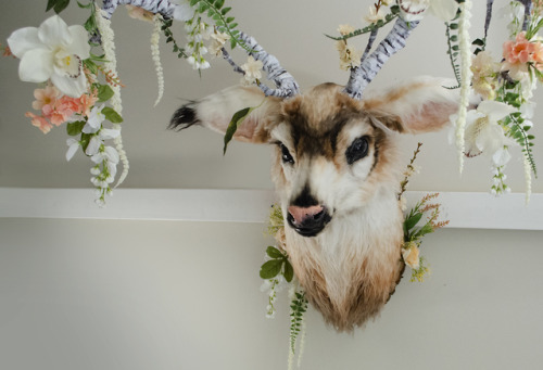 The floral deer! A guardian spirit who embodies the life and growth of the forest. Fabricated by mys