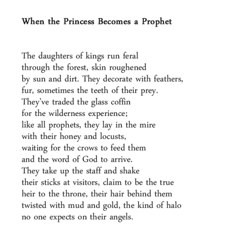 eros-turannos: When the Princess Becomes a Prophet by Jeannine Hall Gailey