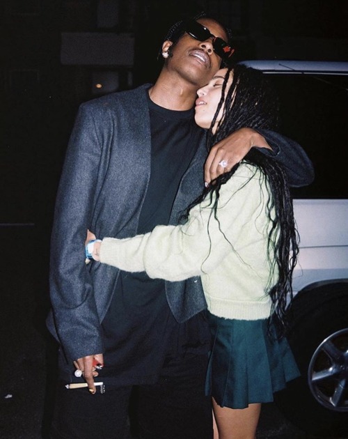 drip-2-hard:  A$AP Rocky x Zoë Kravitz