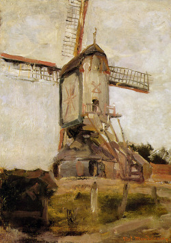 artist-mondrian:  Mill of Heeswijk Sun, 1904,