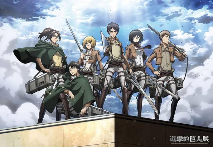 Shingeki no Kyojin’s WALL TAIPEI exhibition merchandise page features some higher