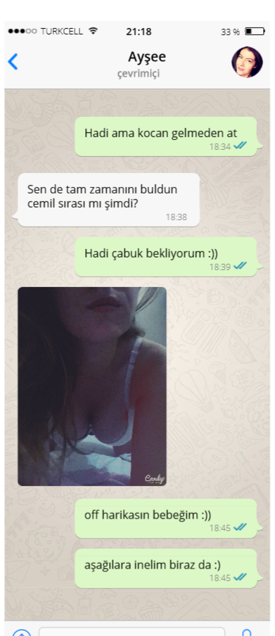 cuckoldied:  Zamanla yarışıp kocası eve gelmeden sevgilisine fotoğraf atan bir