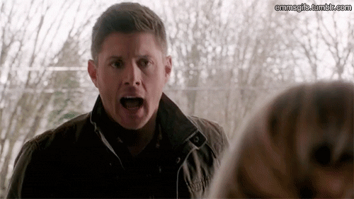 Dean scared for his junk. Literally.
