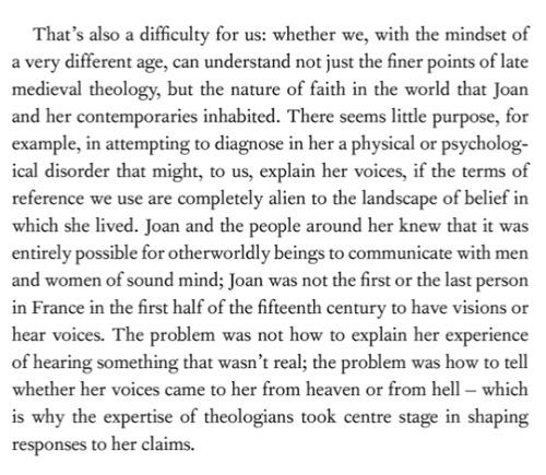 adrasteiax: Helen Castor, from Introduction: Joan Of Arc in “Joan Of Arc: A History”