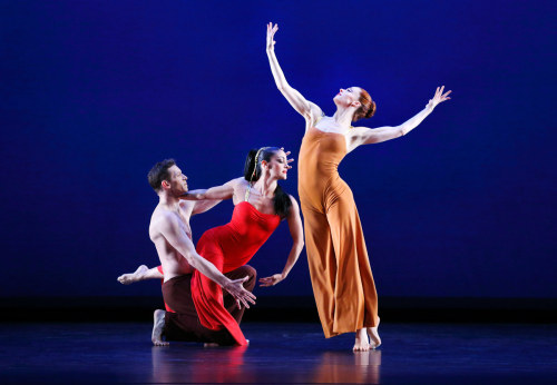 Parisa Khobdeh, Sean Mahoney, and Heather McGinley in Martha Graham’s Diversion of Angels,&nbs