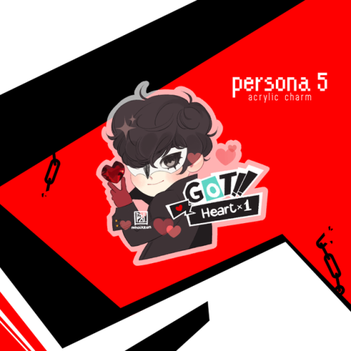 IT&rsquo;S MR STEAL YOUR HEART persona 5 joker charm that I&rsquo;ll be selling at cosmatsuri 2018 t