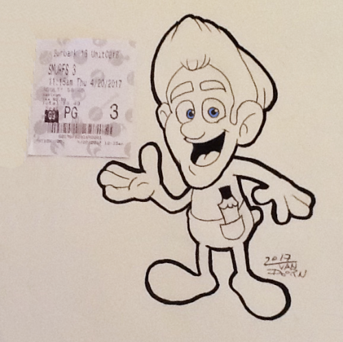 Yesterday, I finally went to see Smurfs the Lost Village in theaters! There’s a bunch of references 