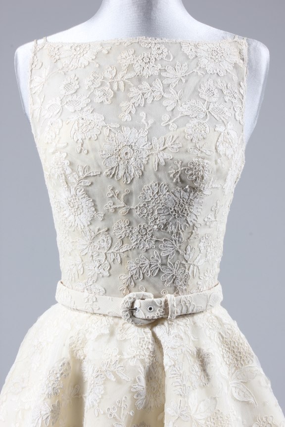 fashionsfromhistory: Up Close: Dress worn by Audrey Hepburn in Roman Holiday &amp;